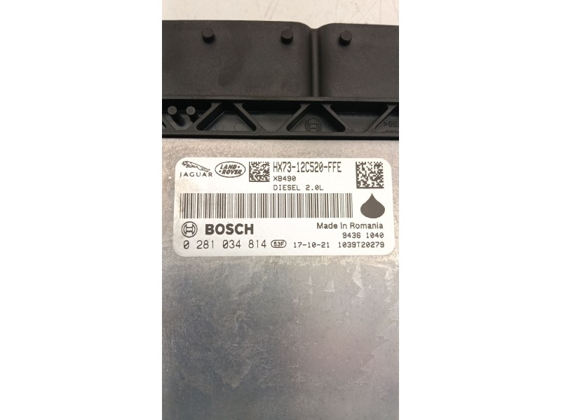 Recambio de centralita motor uce para jaguar e-pace (x540) 2.0 d180 awd referencia OEM IAM HX7312C520FFE  
							