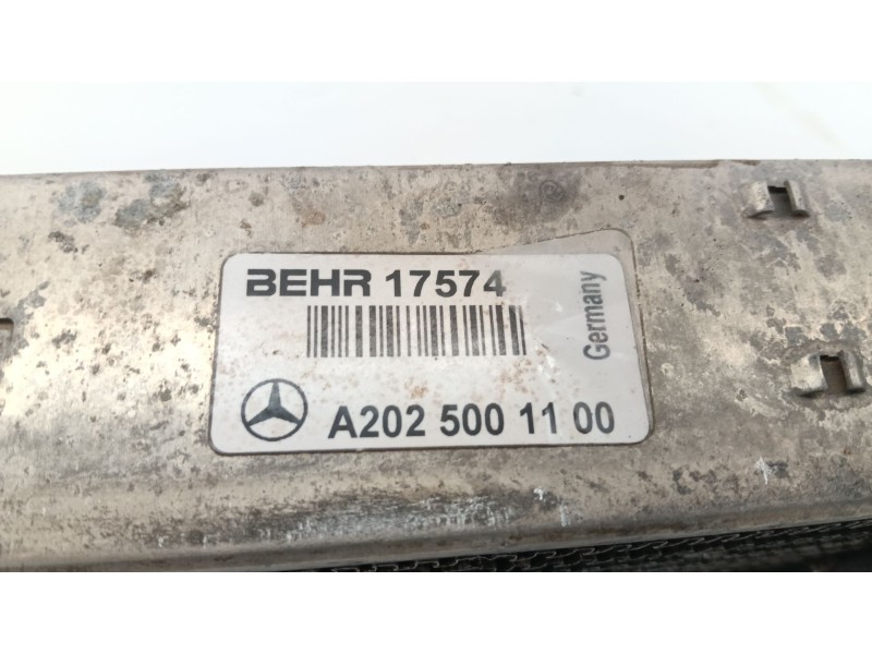 Recambio de intercooler para mercedes-benz clase c (w202) c 200 cdi (202.134) referencia OEM IAM A2025001100  
							