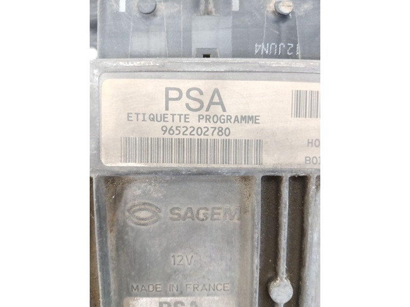 Recambio de centralita motor uce para peugeot 206 hatchback (2a/c) 1.4 i referencia OEM IAM 9652202780  
