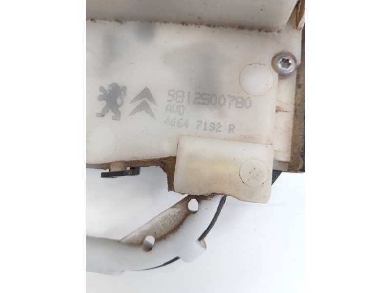 Recambio de cerradura puerta delantera derecha para peugeot 2008 i (cu_) 1.2 vti referencia OEM IAM 9812500780  