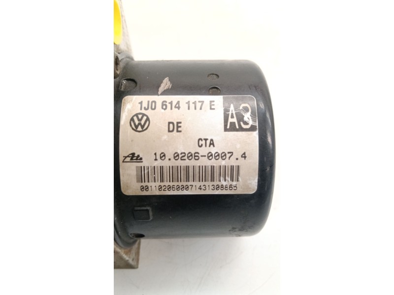 Recambio de abs para volkswagen golf iv (1j1) 1.6 16v referencia OEM IAM 1J0614117E  