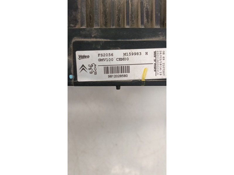 Recambio de electroventilador para peugeot 2008 i (cu_) 1.2 vti referencia OEM IAM 9812028580  
							