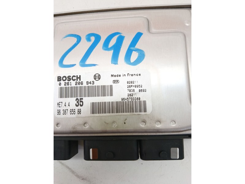 Recambio de centralita motor uce para peugeot 307 (3a/c) 1.6 16v referencia OEM IAM 9638765680  