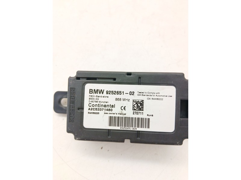 Recambio de modulo electronico para bmw 1 (f20) 116 d referencia OEM IAM 925265102  