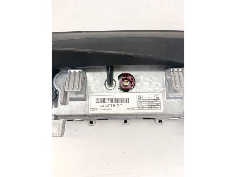 Recambio de pantalla multifuncion para bmw 1 (f20) 116 d referencia OEM IAM 9237538037  
							