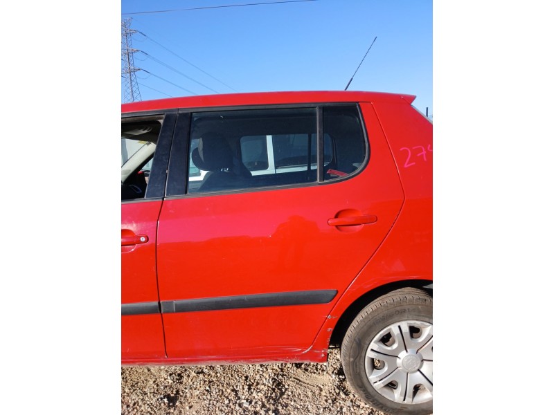 Recambio de puerta trasera izquierda para skoda fabia ii (542) 1.2 referencia OEM IAM   