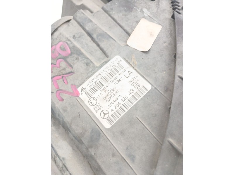 Recambio de faro izquierdo para mercedes-benz clase c (w204) c 180 cdi (204.000) referencia OEM IAM   