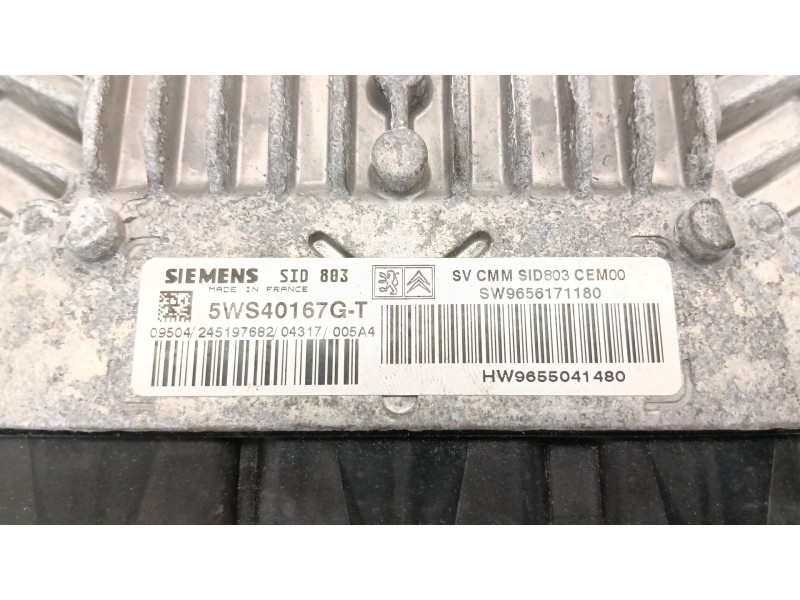 Recambio de centralita motor uce para peugeot 407 2.0 hdi cat 136 cv referencia OEM IAM 9655041480  
