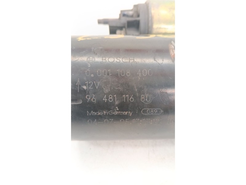 Recambio de motor arranque para citroën xsara picasso (n68) 2.0 hdi referencia OEM IAM 9648111680  