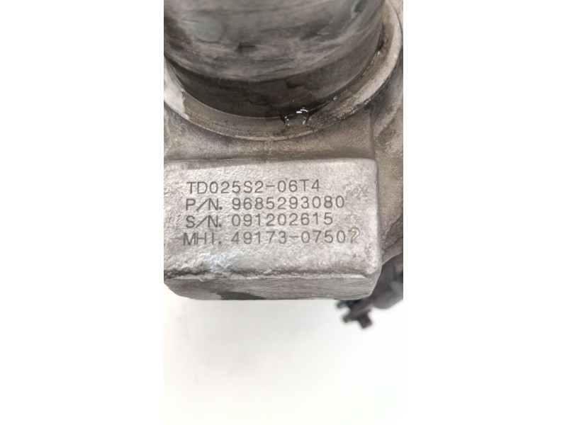 Recambio de turbocompresor para peugeot 207/207+ (wa_, wc_) 1.6 hdi referencia OEM IAM 9685293080  
							