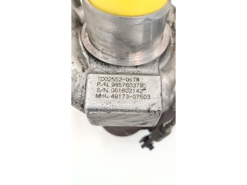 Recambio de turbocompresor para citroën xsara picasso (n68) 1.6 hdi referencia OEM IAM 9657603780  