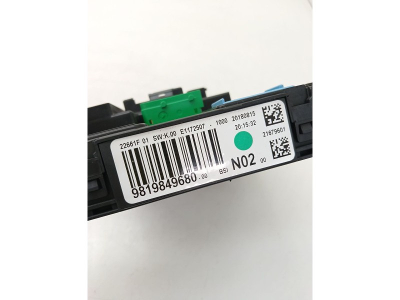 Recambio de caja reles / fusibles para peugeot 208 i (ca_, cc_) 1.2 puretech 82 referencia OEM IAM 9819849680  
							