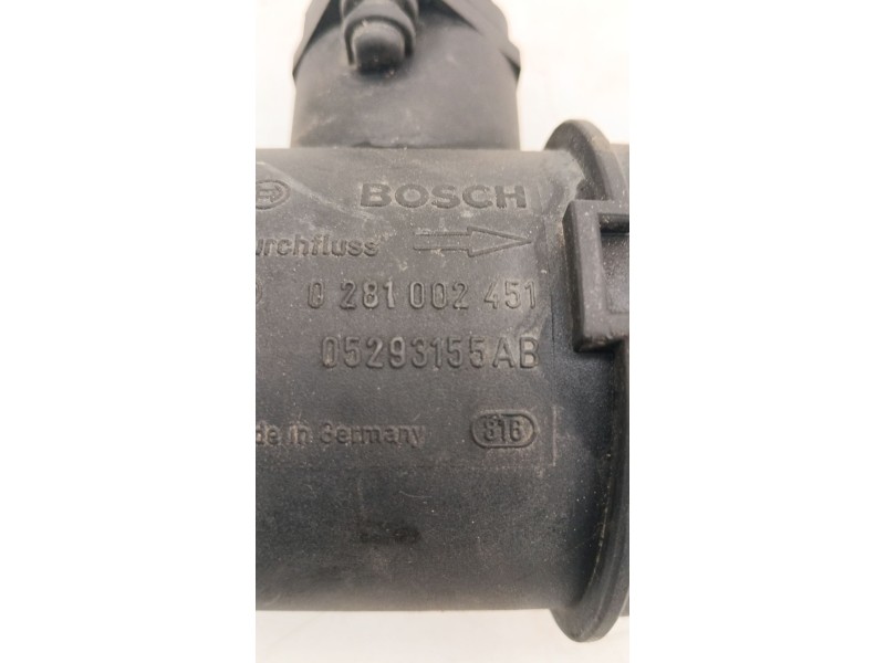Recambio de caudalimetro para chrysler voyager iv (rg, rs) 2.5 crd referencia OEM IAM 281002451  
							