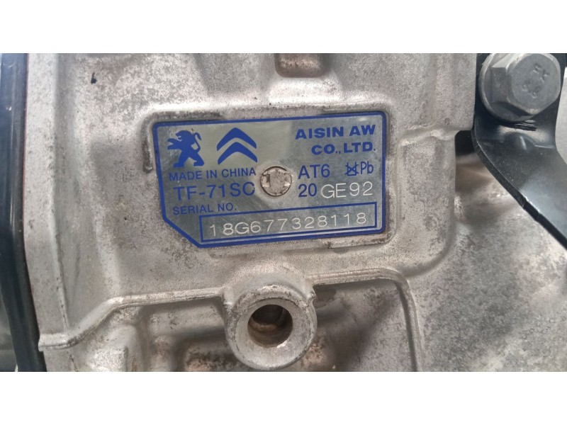 Recambio de caja cambios para peugeot 208 i (ca_, cc_) 1.2 thp 110 referencia OEM IAM 20GE92  