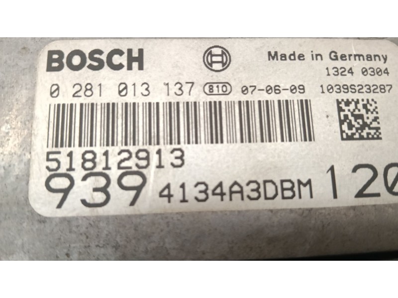 Recambio de centralita motor uce para alfa romeo 159 (939_) 1.9 jtdm 8v (939axe1b) referencia OEM IAM 51812913  
							