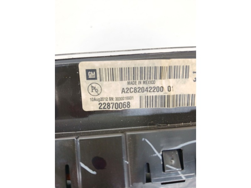 Recambio de cuadro instrumentos para opel ampera (r12) ev 150 referencia OEM IAM   
							