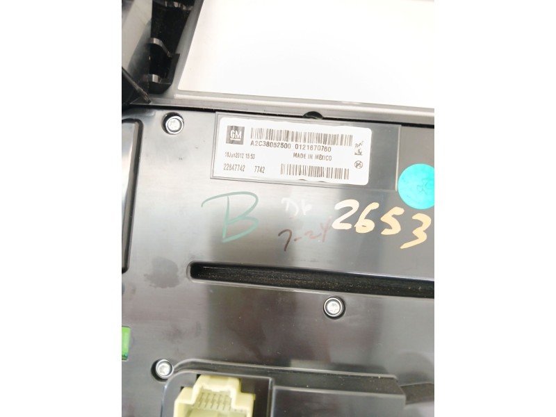 Recambio de sistema audio / radio cd para opel ampera (r12) ev 150 referencia OEM IAM 22847742  
							