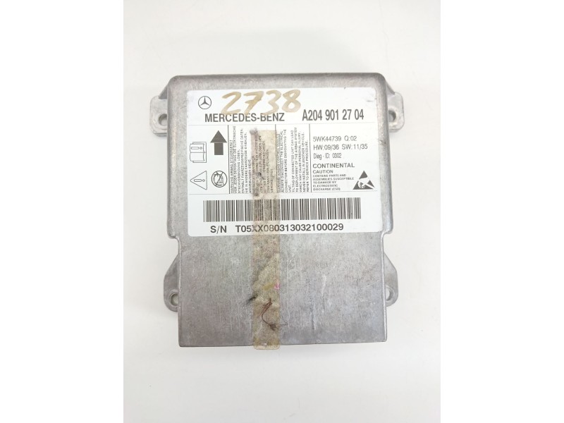 Recambio de kit airbag para mercedes-benz clase c (w204) c 200 cdi (204.001) referencia OEM IAM   
							