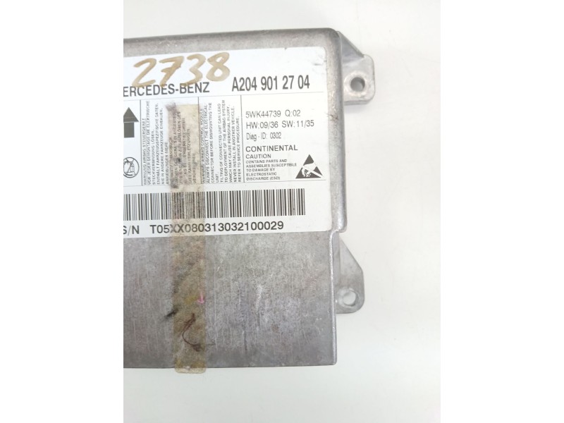 Recambio de kit airbag para mercedes-benz clase c (w204) c 200 cdi (204.001) referencia OEM IAM   