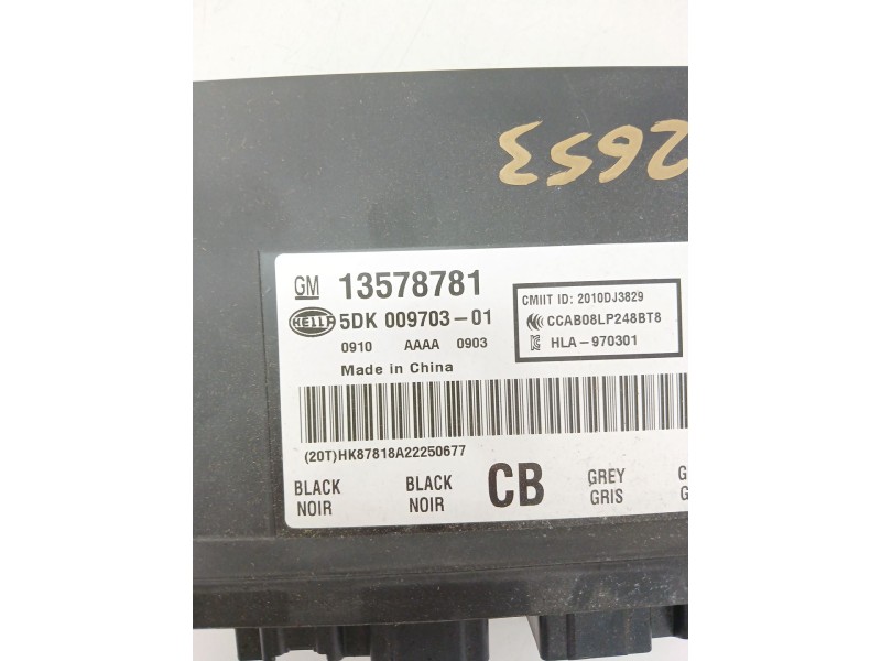 Recambio de modulo electronico para opel ampera (r12) ev 150 referencia OEM IAM 13578781  