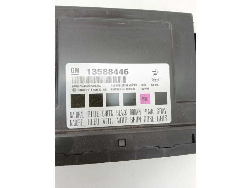 Recambio de modulo confort para opel ampera (r12) ev 150 referencia OEM IAM 13588446  