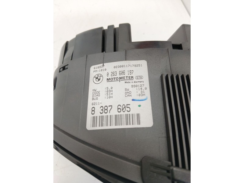 Recambio de cuadro instrumentos para bmw 3 (e46) 318 i referencia OEM IAM 0263606197  