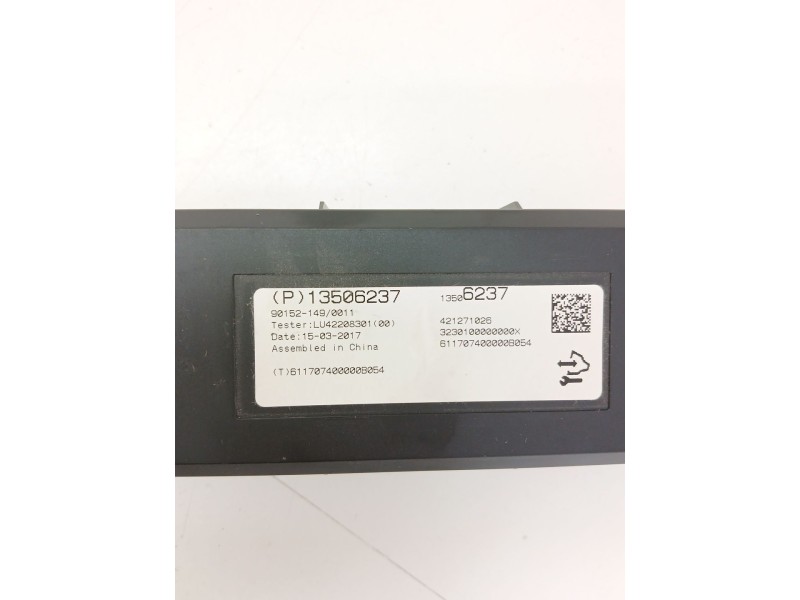 Recambio de modulo electronico para opel mokka / mokka x (j13) 1.6 cdti (_76) referencia OEM IAM 13506237  