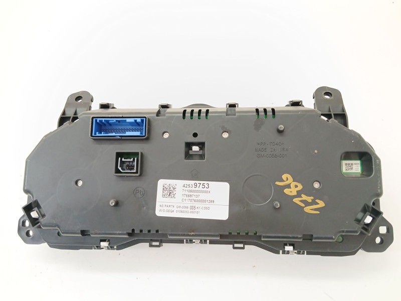 Recambio de cuadro instrumentos para opel mokka / mokka x (j13) 1.6 cdti (_76) referencia OEM IAM 42539753  
							
