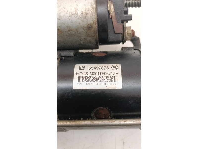 Recambio de motor arranque para opel mokka / mokka x (j13) 1.6 cdti (_76) referencia OEM IAM 55497878  
							