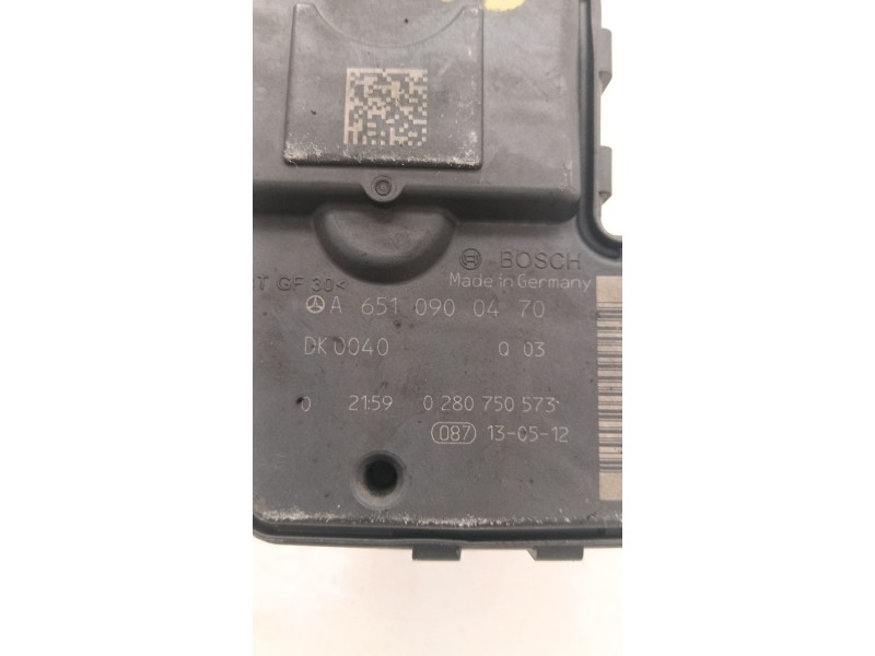 Recambio de caja mariposa para mercedes-benz clase c (w204) c 200 cdi (204.001) referencia OEM IAM A6510900470  