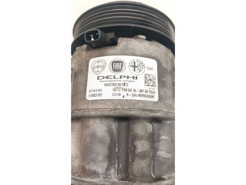 Recambio de compresor aire acondicionado para fiat 500l (351_, 352_) 1.4 (199lyb1b) referencia OEM IAM 51883102  
							