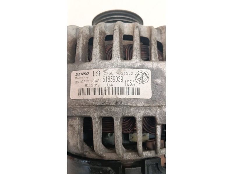 Recambio de alternador para fiat 500l (351_, 352_) 1.4 (199lyb1b) referencia OEM IAM 51859039  
							