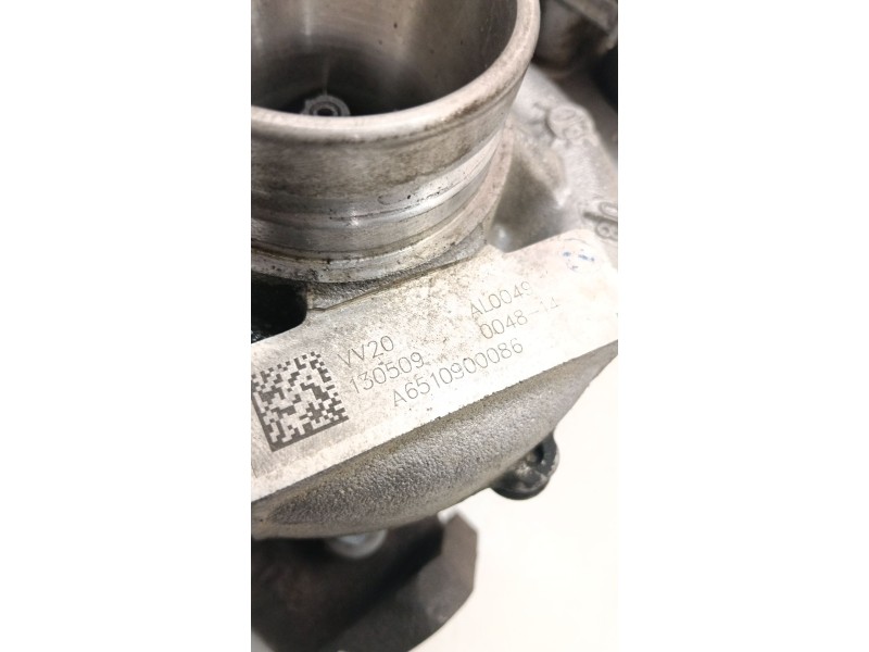 Recambio de turbocompresor para mercedes-benz clase c (w204) c 200 cdi (204.001) referencia OEM IAM A6510900086  
							