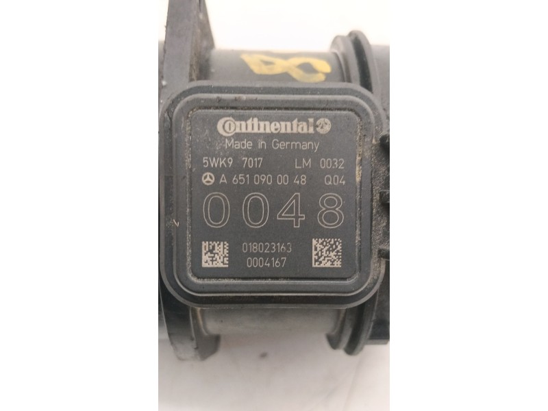 Recambio de caudalimetro para mercedes-benz clase c (w204) c 200 cdi (204.001) referencia OEM IAM A6510900048  
							