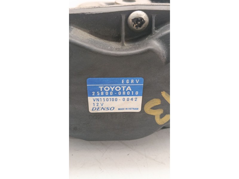 Recambio de valvula egr para toyota auris (_e18_) 2.0 d-4d (ade186_) referencia OEM IAM 258000R010  