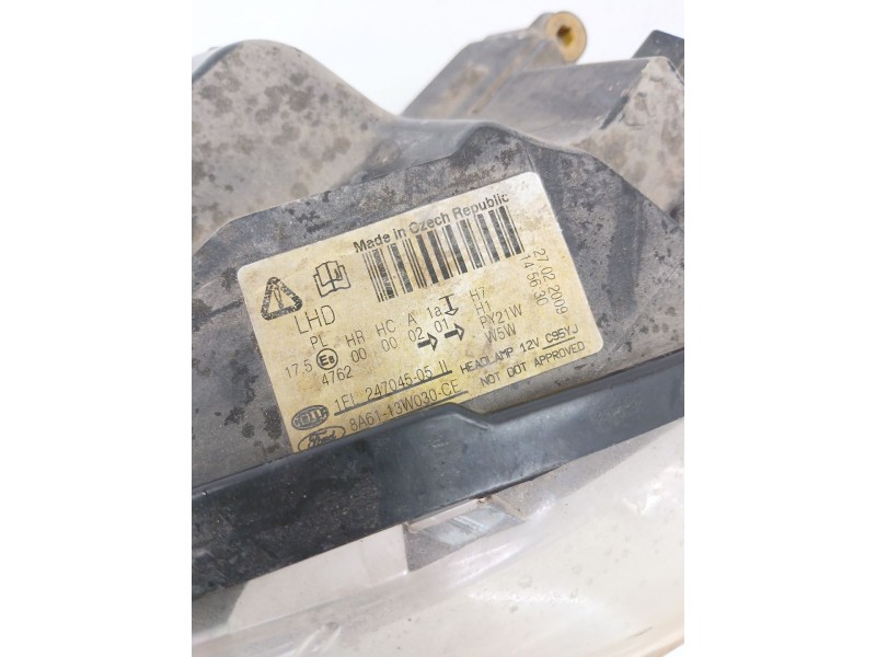 Recambio de faro izquierdo para ford fiesta vi (cb1, ccn) 1.6 tdci referencia OEM IAM 8A6113W030CE  