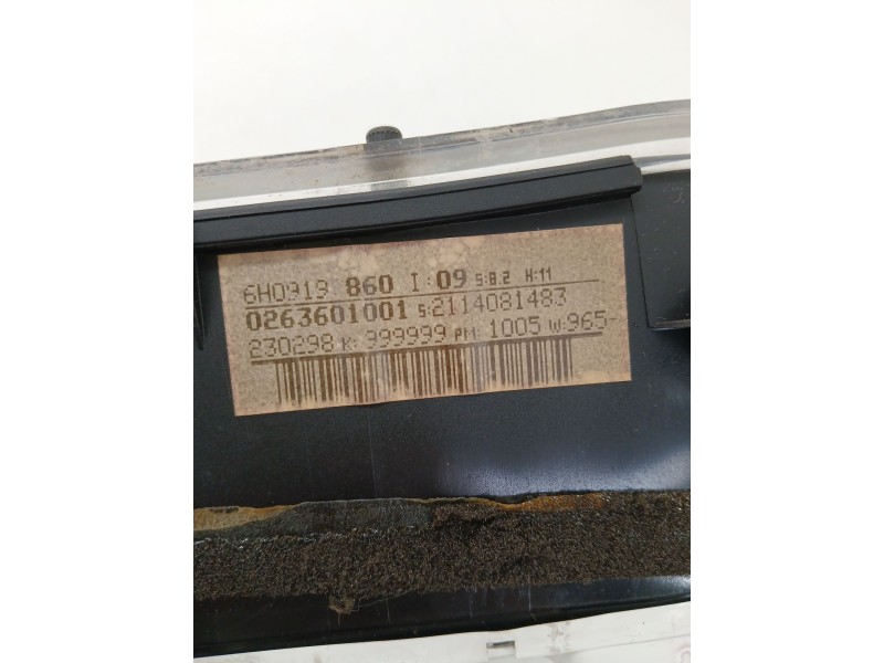 Recambio de cuadro instrumentos para seat arosa (6h1) 1.0 referencia OEM IAM 5392326600  
							