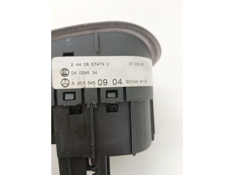 Recambio de mando luces para mercedes-benz clase c (w203) c 270 cdi (203.016) referencia OEM IAM A2035450904  