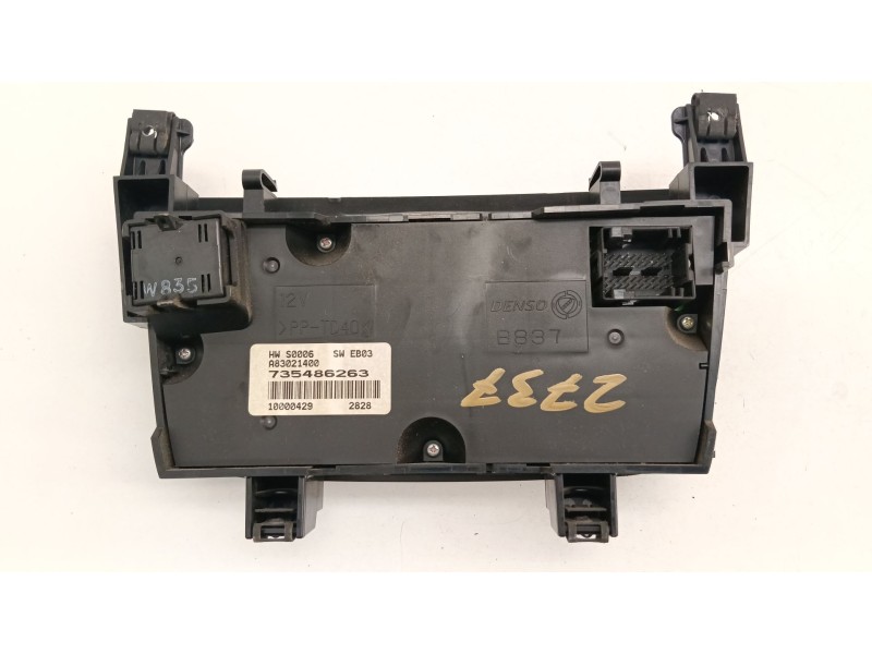 Recambio de mando climatizador para fiat linea (323_, 110_) 1.6 d multijet referencia OEM IAM 735486263  