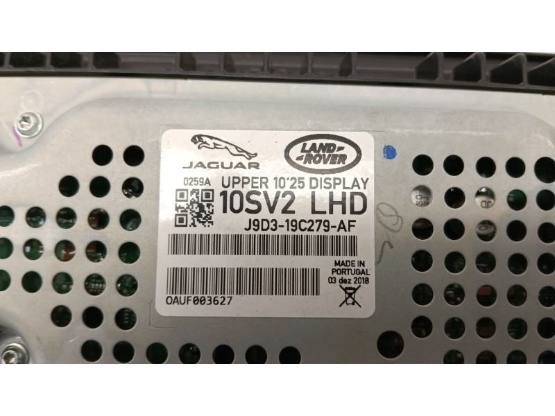 Recambio de pantalla multifuncion para jaguar i-pace (x590) ev400 awd referencia OEM IAM J9D319C279AF  