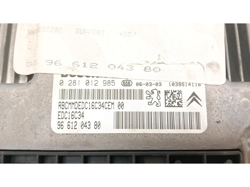 Recambio de centralita motor uce para citroën c4 coupé (la_) 1.6 hdi referencia OEM IAM 9661204380  