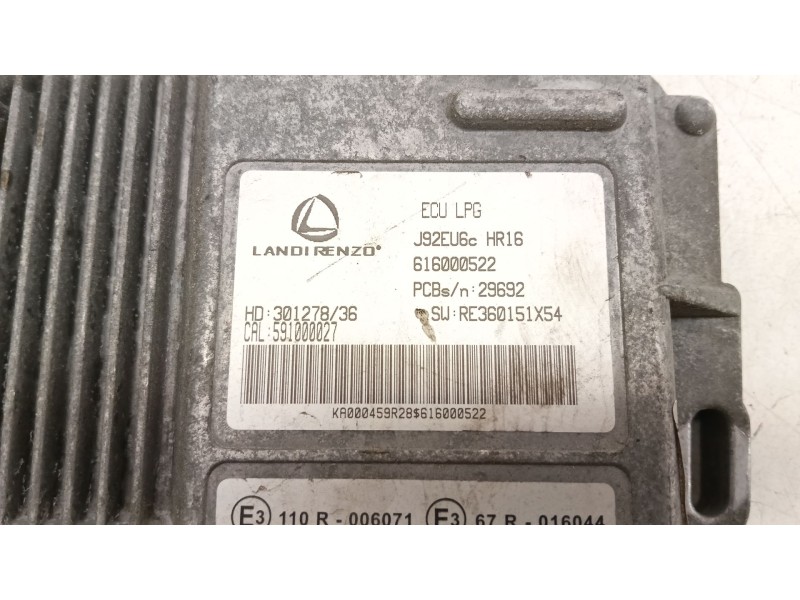 Recambio de centralita motor uce para dacia lodgy (js_) 1.6 lpg referencia OEM IAM 616000522  
							