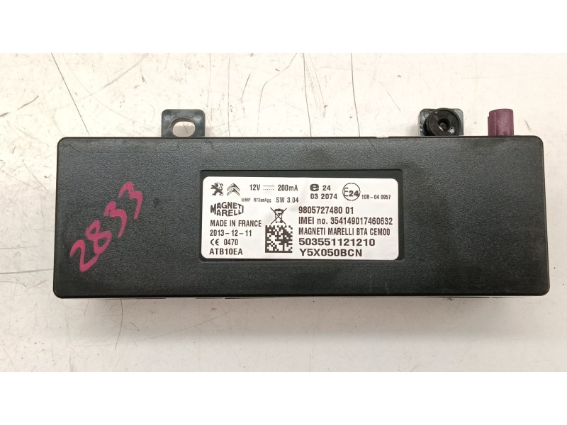 Recambio de modulo electronico para citroën c4 grand picasso ii (da_, de_) 2.0 bluehdi 150 referencia OEM IAM 9805727480  
							