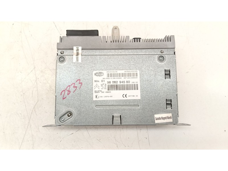 Recambio de sistema audio / radio cd para citroën c4 grand picasso ii (da_, de_) 2.0 bluehdi 150 referencia OEM IAM 9808294580  
							