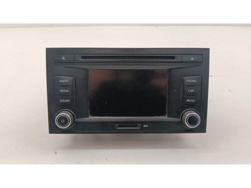 Recambio de sistema audio / radio cd para seat leon (5f1) 1.6 tdi referencia OEM IAM 5F0035869A  