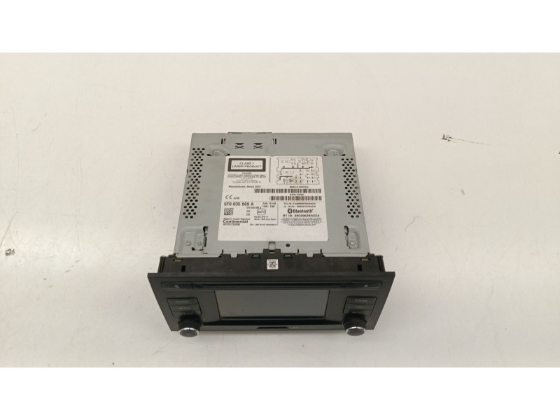 Recambio de sistema audio / radio cd para seat leon (5f1) 1.6 tdi referencia OEM IAM 5F0035869A  