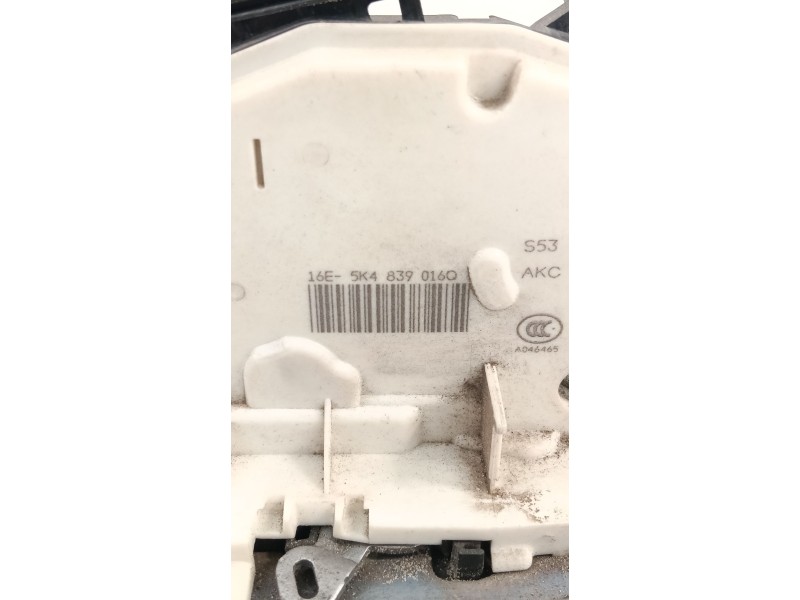 Recambio de cerradura puerta trasera derecha para seat leon (5f1) 1.6 tdi referencia OEM IAM 5K4839016Q  
							