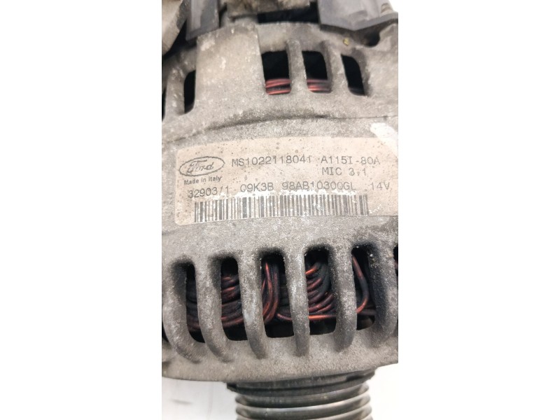 Recambio de alternador para ford focus i sedán (dfw) 1.6 16v referencia OEM IAM MS1022118041 98AB10300GL 
							