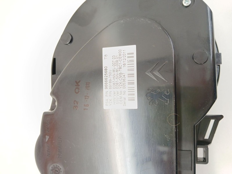 Recambio de cuadro instrumentos para peugeot 5008 (0u_, 0e_) 1.6 hdi referencia OEM IAM 9666625680  
							
