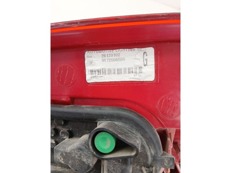 Recambio de piloto trasero izquierdo para peugeot 5008 (0u_, 0e_) 1.6 hdi referencia OEM IAM 9672666580  
							
